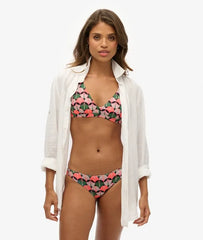 Cross Back Triangle Bikini Top