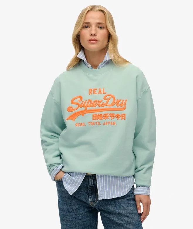 Vintage Logo Neon Loose Crew