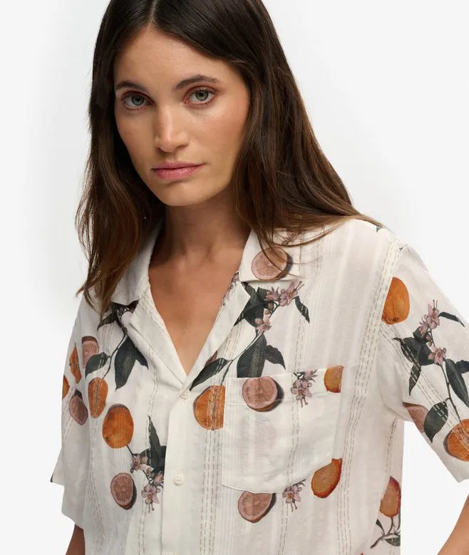 Beach Printed Short Sleeve Shirt