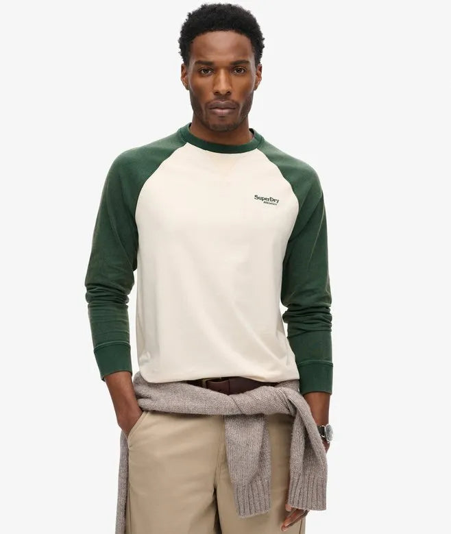 Essential Logo Baseball Long Sleeve Top