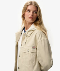 Relaxed Hooded Trucker Jacket