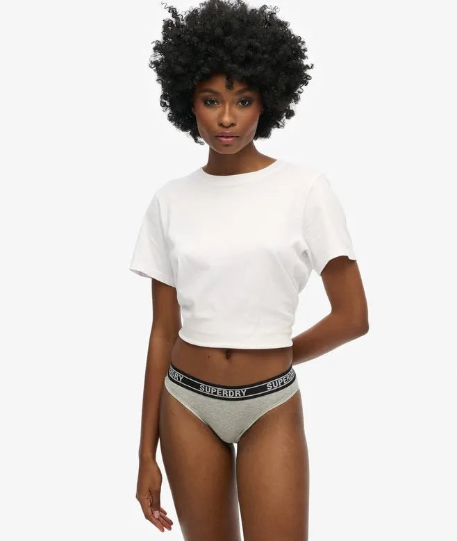 Organic Cotton Multi Logo Bikini Briefs