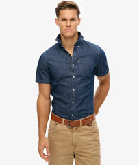 Essential Short Sleeve Denim Shirt
