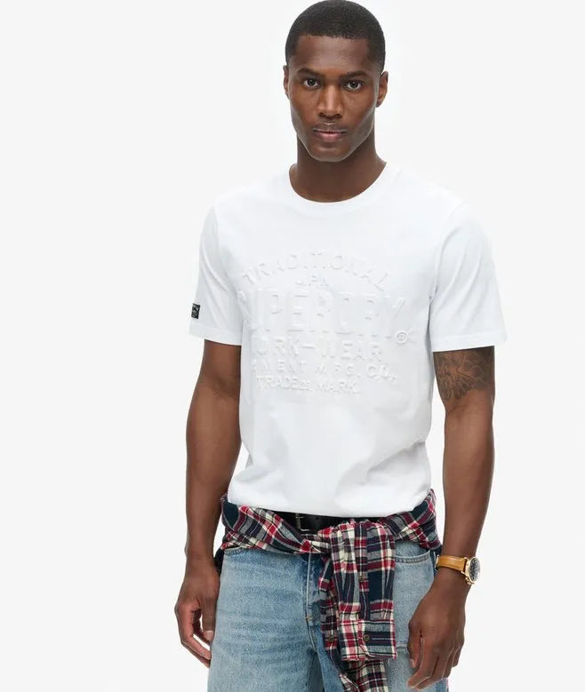 Embossed Logo Graphic T-Shirt