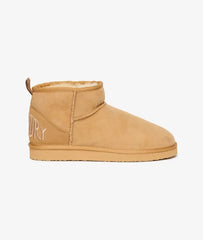 Suede Sherpa Mini Boots