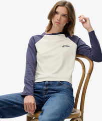 Essential Logo Long Sleeve Baseball Top