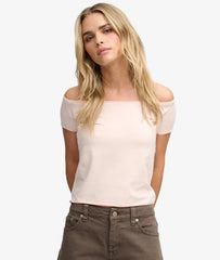 Bardot Short Sleeve Off Shoulder Top