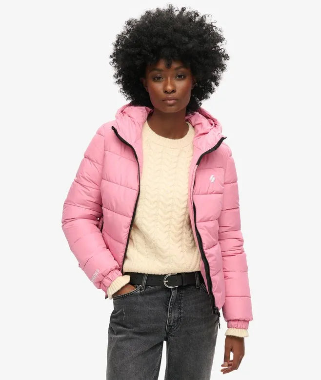 Hooded Spirit Sports Puffer Jacket