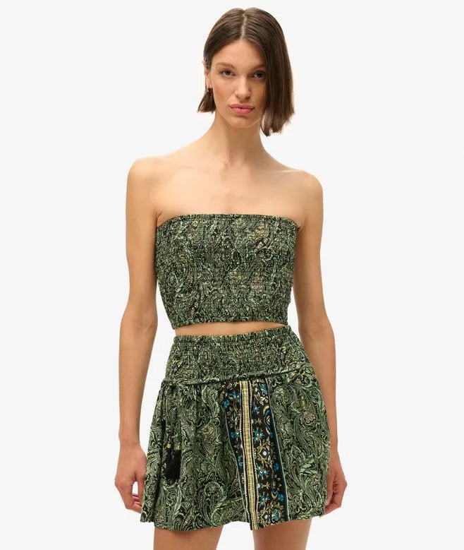 Paisley Print Bandeau Top