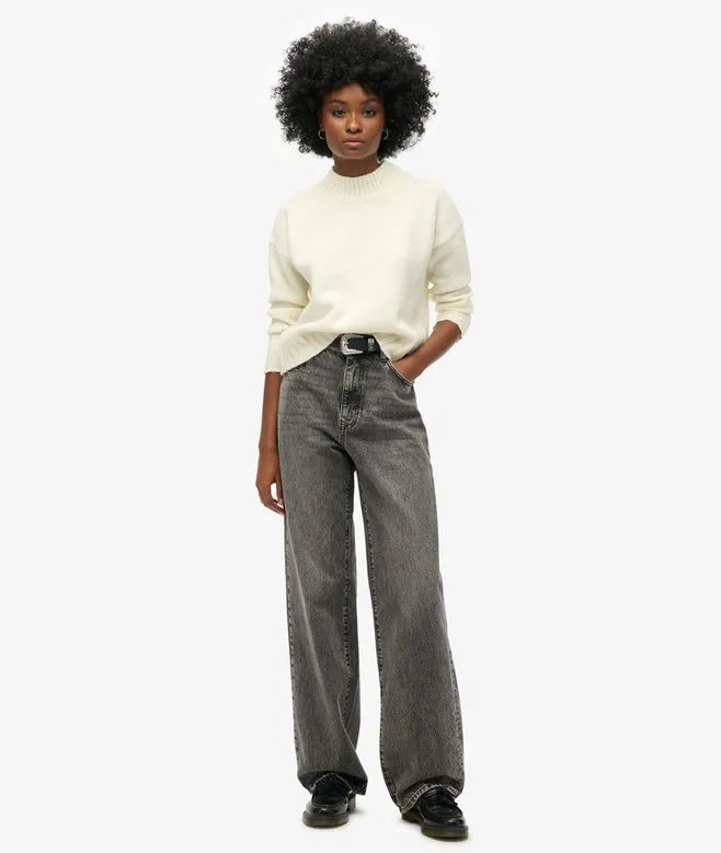 Organic Cotton Wide Leg Jeans
