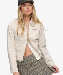 Bench Double Zip Collar Ripstop Jacket
