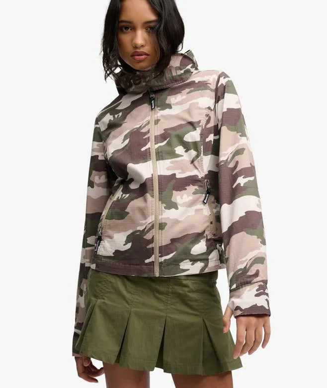 Bench Hooded Funnel Neck Ripstop Jacket