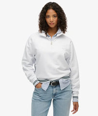 Country Club Embossed Half-Zip Jumper