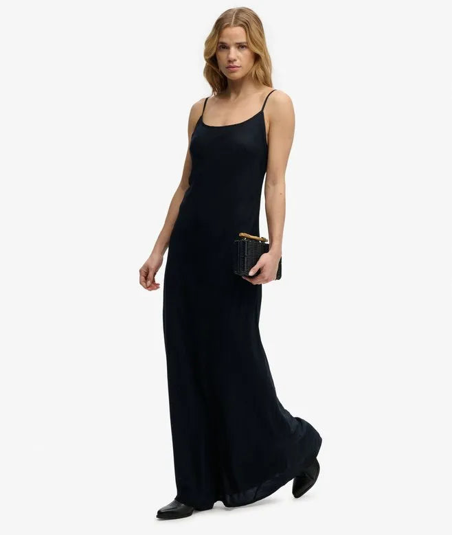 Bias Cut Maxi Slip Dress