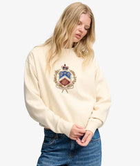 Crest Loose Crew Sweatshirt
