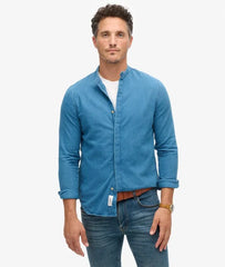 The Merchant Store - Henley Indigo Shirt