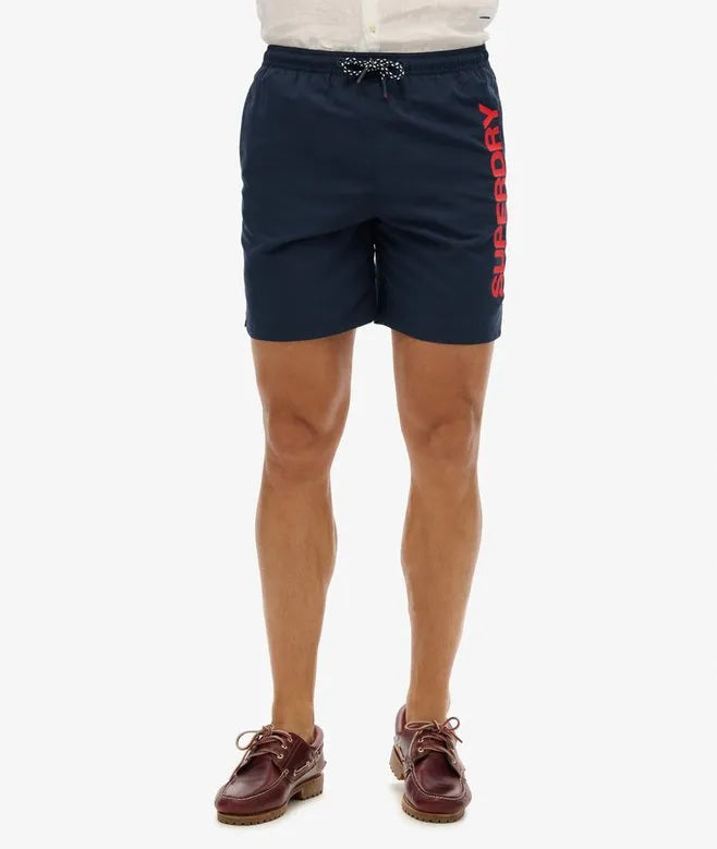Sport Graphic 17-inch Recycled Swim Shorts