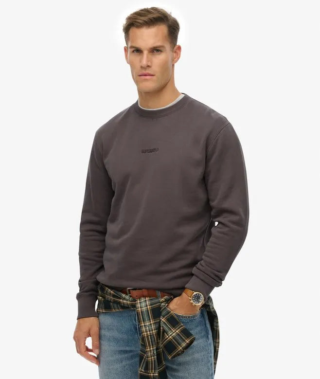 Micro Logo Crew Sweatshirt