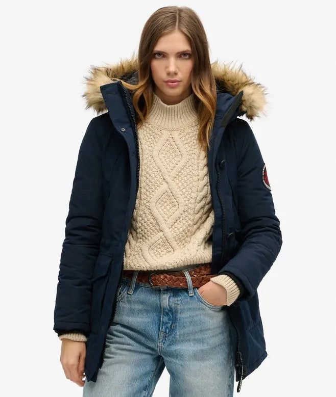 Everest Faux Fur Hooded Parka Coat