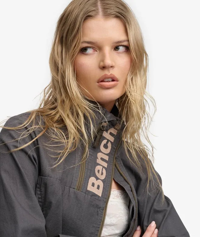 Bench Double Zip Funnel Ripstop Jacket