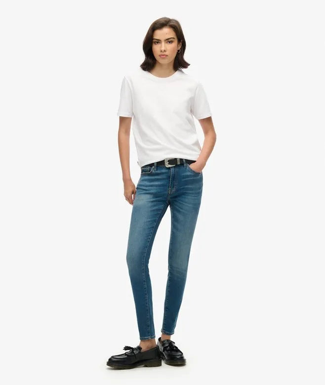 Organic Cotton Vintage Mid Rise Skinny Jeans