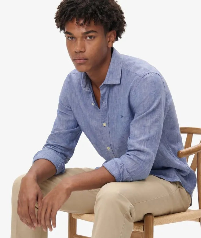 Riviera Long Sleeve Linen Shirt