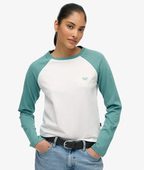 Essential Logo Long Sleeve Baseball Top