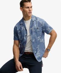 Short Sleeve Printed Beach Shirt