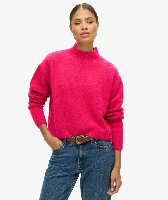 Vintage Essential Mock Neck Jumper