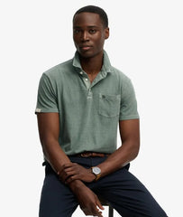 Classic Cotton Linen Polo Shirt