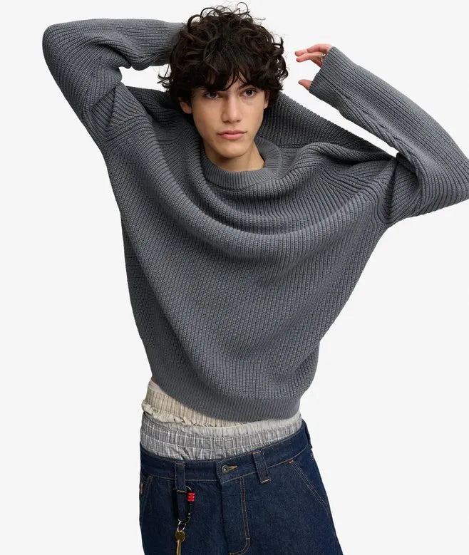 Bench Ribbed Boxy Jumper