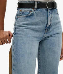 Organic Cotton High Rise Wide Leg Jeans