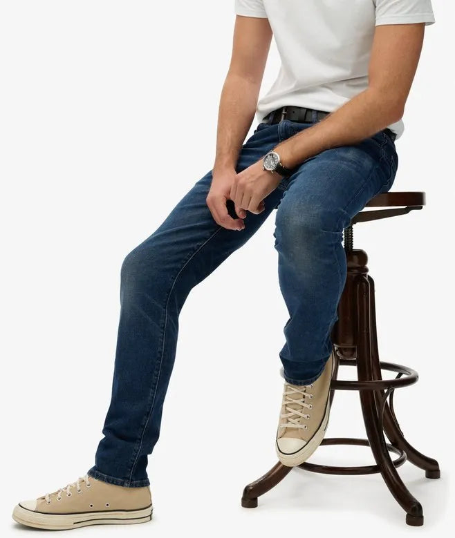 Organic Cotton Vintage Slim Straight Jeans