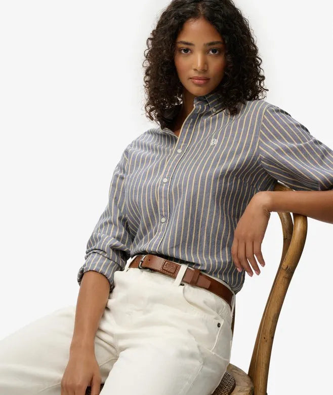 Slim Oxford Button Down Long Sleeve Shirt