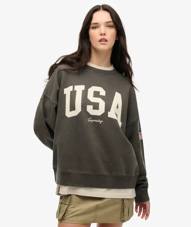 Athletic Essentials Relaxed Crew Sweatshirt
