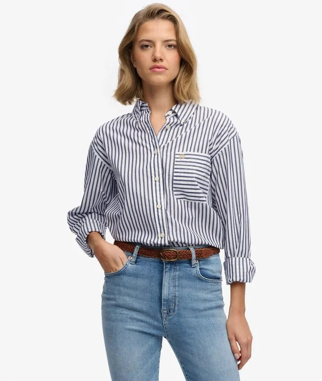 Poplin Relaxed Long Sleeve Shirt