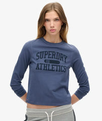 Athletic Essentials Ringer Slim Long Sleeved Top