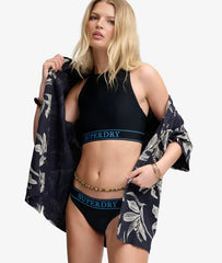 Logo Racer Back Bikini Top
