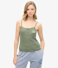 Athletic Essentials Button Down Cami Top