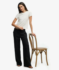 Linen Low Rise Pants