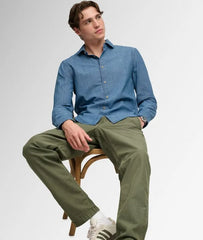 Essentials Chambray Long Sleeve Shirt