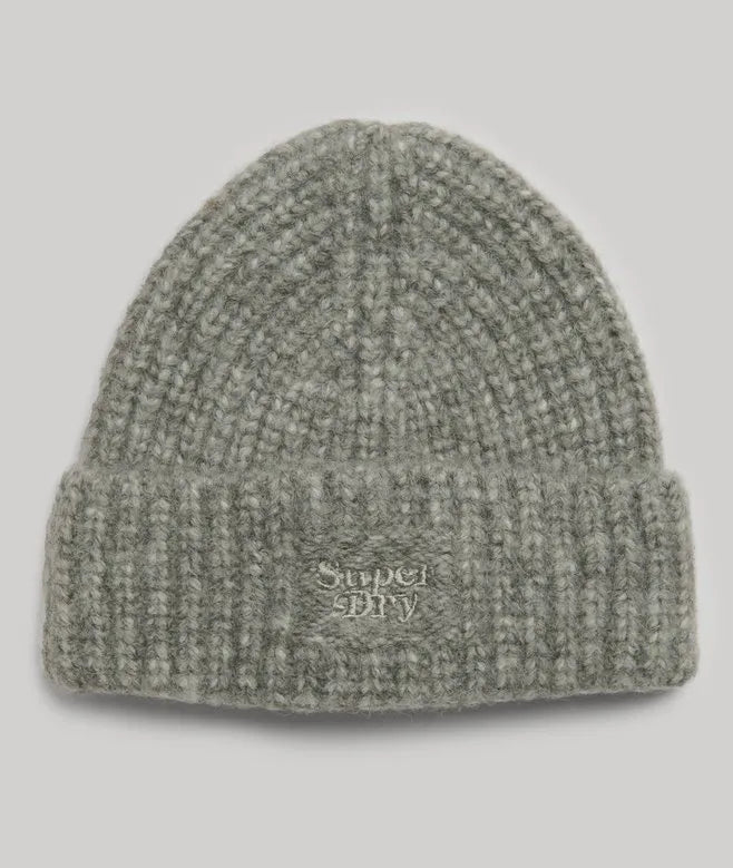 Rib Knit Beanie Hat