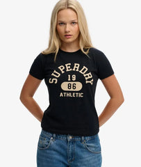 Athletic Graphic Fitted T-Shirt