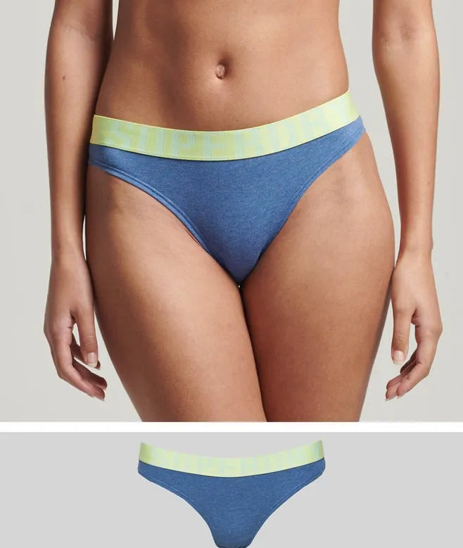 Organic Cotton Large Logo Bikini Briefs