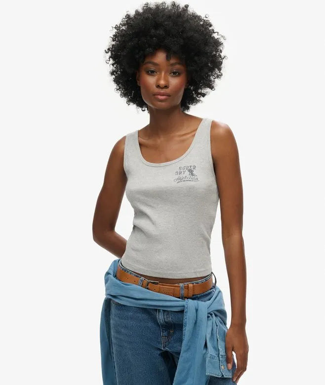Athletic Essentials Ribbed Vest Top