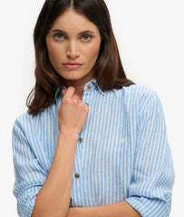Premium Linen Button Down Slim Shirt