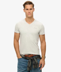 Organic Cotton Essential Logo V Neck T-Shirt