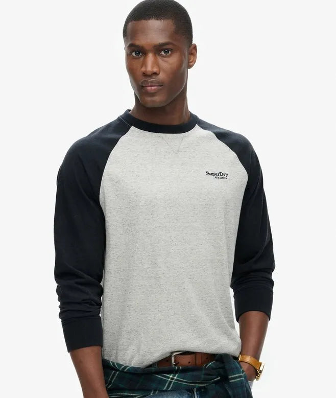 Essential Logo Baseball Long Sleeve Top