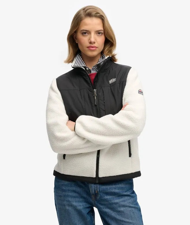 Polar Fleece Hybrid Trekker Jacket