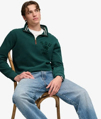 Tonal Half Zip Sweatshirt